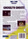 Ghouls 'N Ghosts Box Art Back